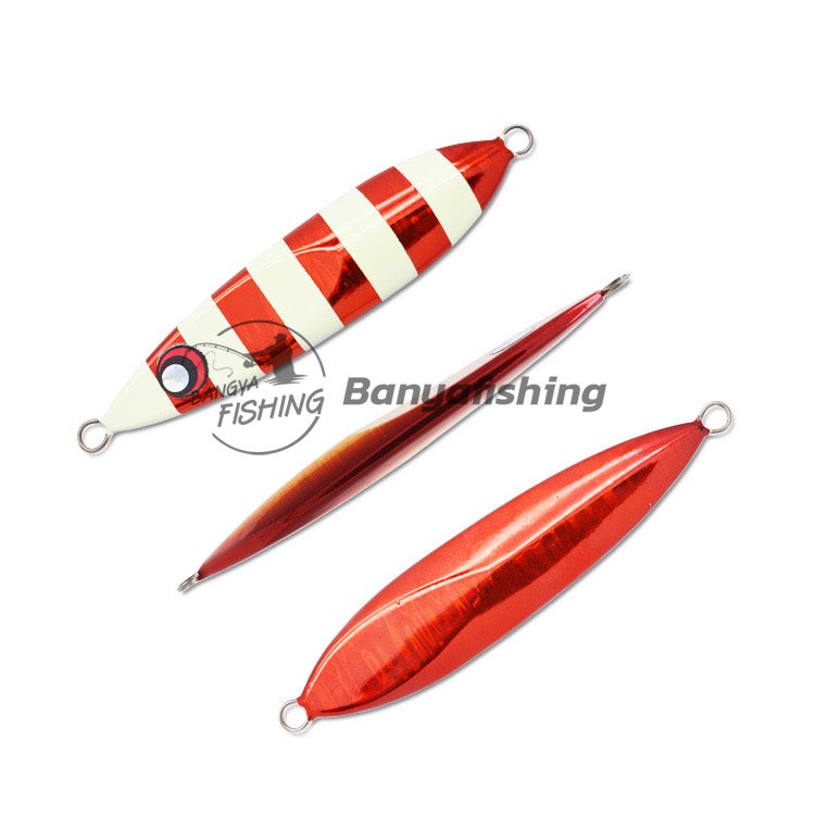 เหยื่อจิ๊กกิ้ง-เหยื่อจิ๊ก-เรืองแสง-jigging-80-100-130g-แคส-ตกปลาเก๋า-ปลาอินทรี-เหยื่อตกปลา-อุปกรณ์ตกปลา-งานทะเล