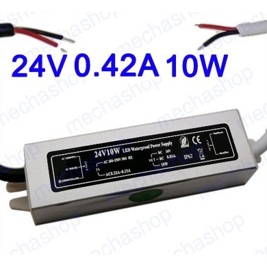 เพาเวอร์ซัพพาย-แหล่งจ่ายไฟ-ไดเวอร์แอลอีดี-input-220v-output-24v-0-42a-10w-led-waterproof-power-supply
