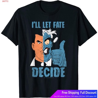 เสื้อยืดโอเวอร์ไซส์ เสื้อยืดกีฬา Batman: Animated Series Two-Face Fate Decide T-Shirt Mens Womens T-shirtsS-4XL