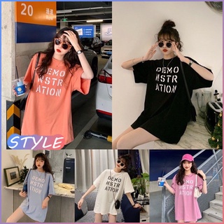 STYLE 🔥พร้อมส่ง🔥2229*เสื้อยืดไซส์ใหญ่ ผ้าดี ผ้ายืดนิ่ม oversize แขนสั้น ลายทางน่ารักมาก เสื้อคอกลมผู้หญิง เซ็กซี่ขั้นสุด