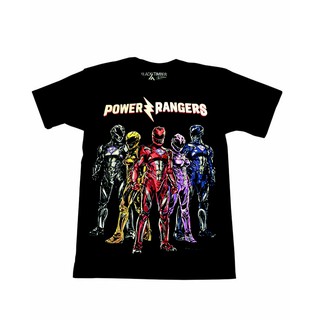 เสื้อยืด t-shirt  ลาย Power rangers