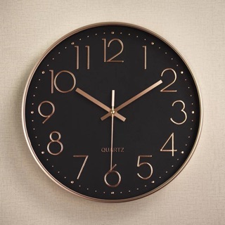 ภาพขนาดย่อของภาพหน้าปกสินค้าพร้อมส่ง นาฬิกาฝาผนัง นาฬิกาติดผนัง เข็มเดินเงียบ ขนาด 10 นิ้ว​ จากร้าน songkhai บน Shopee ภาพที่ 2