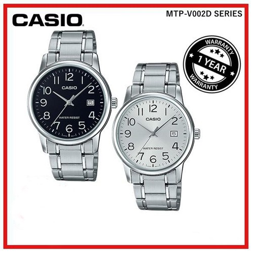 ภาพหน้าปกสินค้าCasio Standard นาฬิกาข้อมือสุภาพบุรุษ สายแสตนเลส สายหนัง รุ่น MTP-V002L,MTP-V002D-1B,MTP-V002D-7B,MTP-V002L-1B จากร้าน mstime บน Shopee