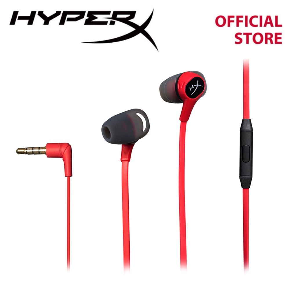 ภาพหน้าปกสินค้าHyperX Cloud Earbuds 3.5 (หูฟัง) Gaming Headphones with Mic(HX-HSCEB-RD) จากร้าน hyperx_online บน Shopee