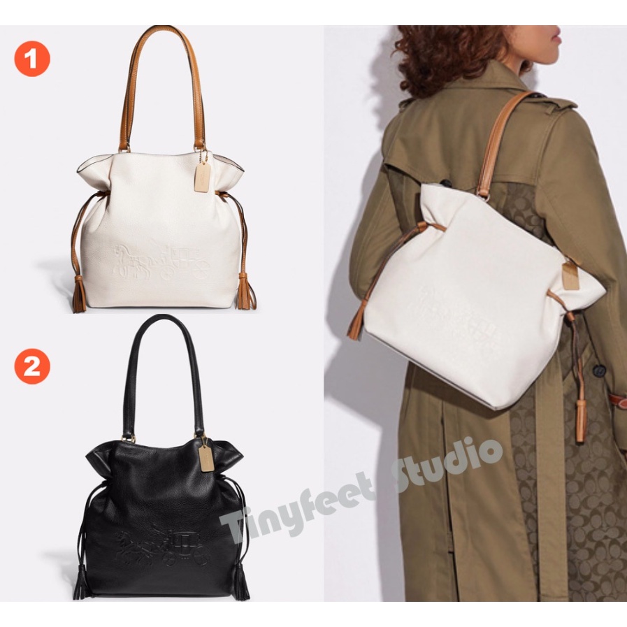 coach-ca165-ca200-andy-tote-with-horse-and-carriage-women-shouder-กระเป๋าช้อปปิ้ง-165-200