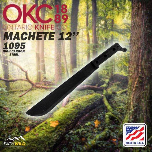 ภาพหน้าปกสินค้ามีดเดินป่า ONTARIO MACHETE CT1 12" RETAIL PKG จากร้าน pathwild บน Shopee