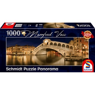 SCHMIDT: RIALTO BRIDGE – MANFRED VOSS (1000 Pieces) (Panorama) [Jigsaw Puzzle]