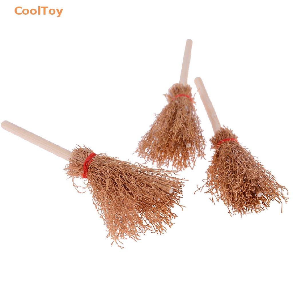 cooltoy-ไม้กวาดจิ๋ว-1-12-อุปกรณ์เสริม-สําหรับบ้านตุ๊กตา-diy-ขายดี