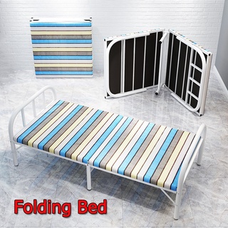 เตียงพับ เตียงเดี่ยว เตียงพกพา เตียง พับได้ พกพาง่ายน้ำหนักเบา folding bed 187 x 75 x 60 ซม foldable bed cometobuy6
