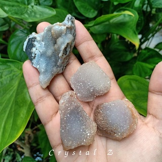 Quartz with Chalcedony #ผลึกคาลซิโดนี ควอตซ์ หินธรรมชาติ cluster