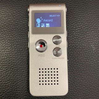 สินค้า Voice Recorder เครื่องอัดเสียง/เครื่องบันทึกเสียง 8GB รุ่น GH-609สีเงิน
