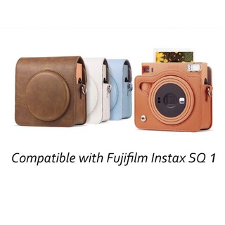 ภาพหน้าปกสินค้ากระเป๋ากล้อง Instax square SQ1 pu case bag เคสพร้อมส่ง ซึ่งคุณอาจชอบสินค้านี้