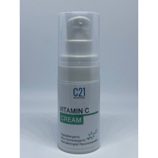 (ใช้โค้ด INCDEC30 เหลือ 126.-)  C21 Vitamin C Cream 15ml.วิตามินซีครีม