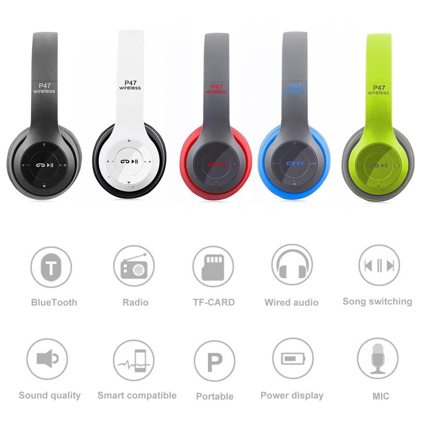 ภาพหน้าปกสินค้าหูฟังครอบหู-COD  เฮดโฟน หูฟัง Wireless Gaming Headphone Bluetooth 4.1 Laptop จากร้าน bestchoice.th บน Shopee