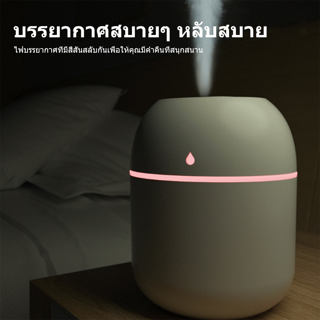 ภาพสินค้าKONIG Air Humidifier เครื่องฟอกอากาศ เครื่องทำความชื้น เครื่องพ่นไอน้ำ เครื่องพ่นอโรม่า เครื่องเพิ่มความชื้นในอากาศ จากร้าน konigofficial บน Shopee ภาพที่ 5