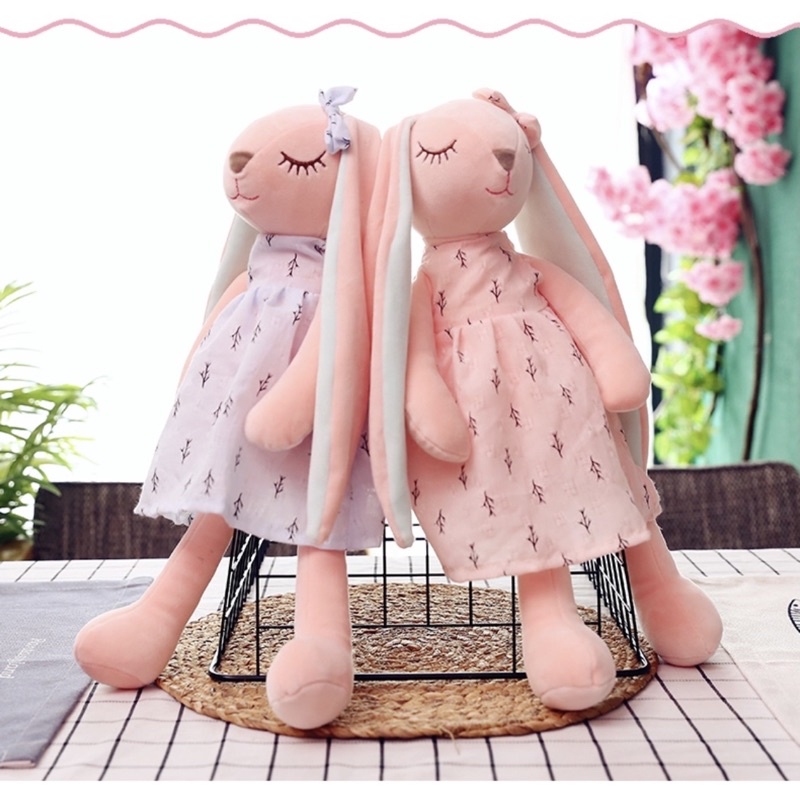 ภาพหน้าปกสินค้าพร้อมส่ง ตุ๊กตากระต่ายหูยาว ตุ๊กตาน่ารัก ตุ๊กตานุ่มนิ่ม อัพเดทรุ่นใหม่เพิ่ม จากร้าน babytoystuff บน Shopee