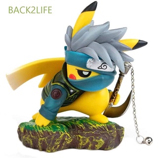 BACK2LIFE Birthday Gift Naruto Figure Collection Model Action Figures Children Toy COS Hatake Kakashi Toys Ornaments Statues Anime Figure Pikachu Cosplay Kakashi