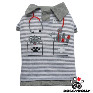 Pet cloths -Doggydolly  เสื้อผ้าแฟชั่น เสื้อผ้าสัตว์เลี้ยง เสื้อผ้าหมาแมว เสื้อยืด เสื้อคอกลม  AT1  ขนาด1-9โล