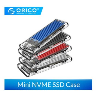 ภาพหน้าปกสินค้าORICO M2 Case 10 Gbps  NVME SSD Enclosure M.2 to USB Type C Transparent Hard Drive Enclosure for NVME PCIE ที่เกี่ยวข้อง