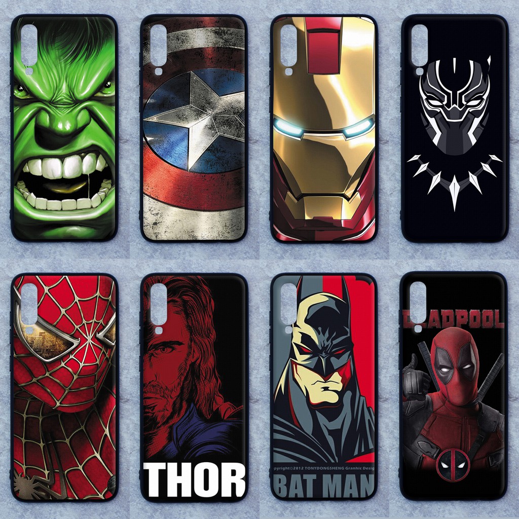เคส-samsung-a70-ลายฮีโร่-ขอบนิ่มหลังแข็ง-เคสมือถือ-เคสโทรศัพท์-caseเคส-tpu-ขอบนิ่มหลังแข็ง-ไม่ขูดตัวเครื่อง-ไม่กัดขอบช่ว