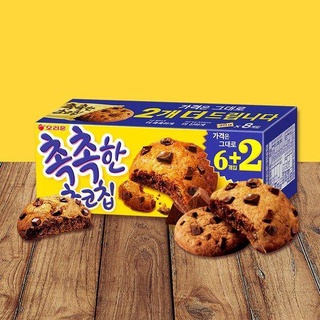 choco chip cookies ขนมคุกกี้ช็อกโกแลตชิป orion chok chok choco chip cookies 160g 촉촉한 초코칩