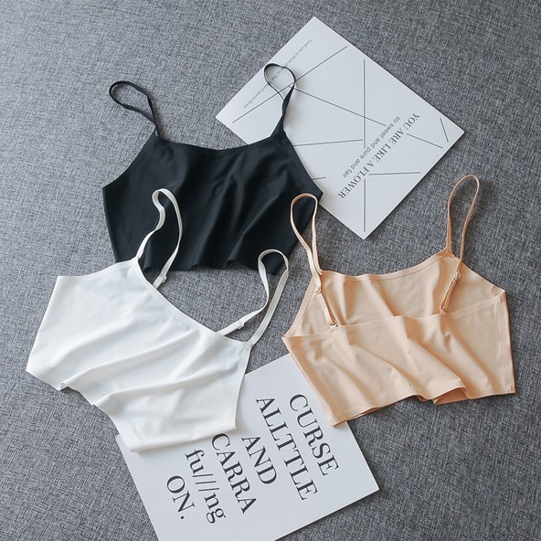 สินค้าพร้อมส่งจากไทย-angle-bra-n270-เสื้อซับใน-เสื้อกล้ามสายเดี่ยว-ไร้ขอบ-แบบสวม-สายปรับระดับ