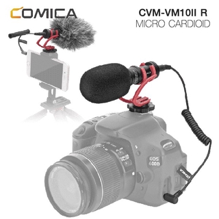 COMICA CVM-VM10II RED Micro Compact Directional Condenser Shotgun Video Microphone ไมโครโฟน