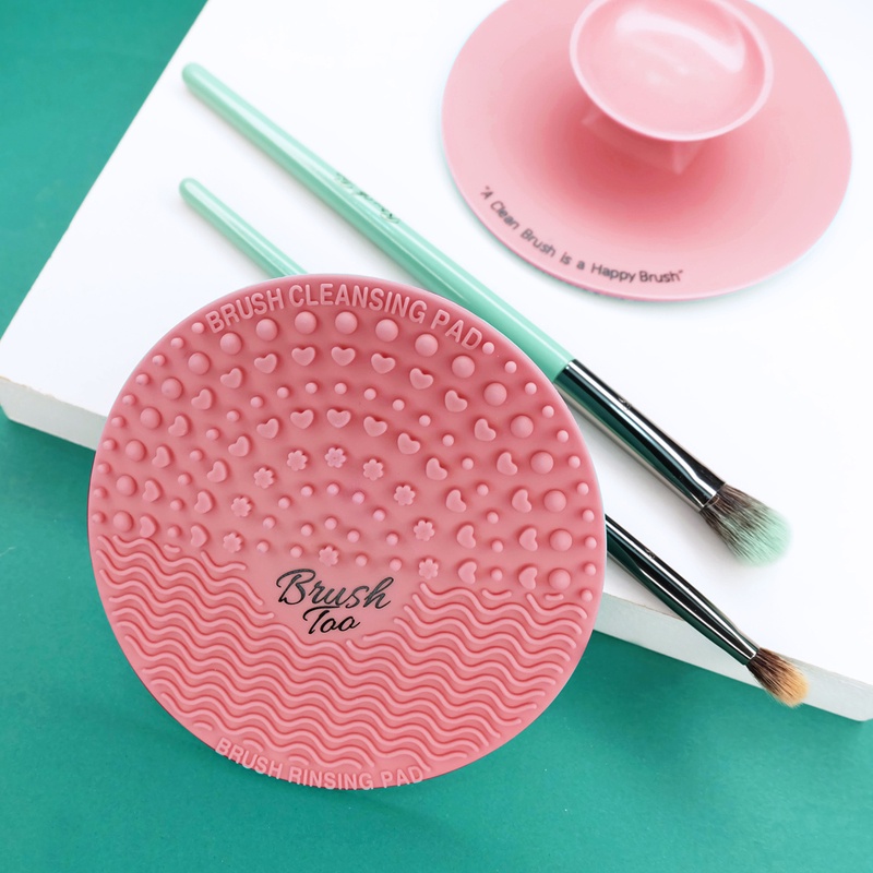 แผ่นรองสำหรับทำความสะอาดแปรงแต่งหน้า-brushtoo-cleansing-pad-magic-mint