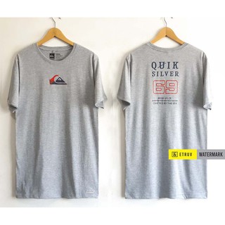 Quiksilver เสื้อยืดพิมพ์ลาย Surfing And Skates เสื้อยืดสําหรับผู้ชายและผู้หญิง