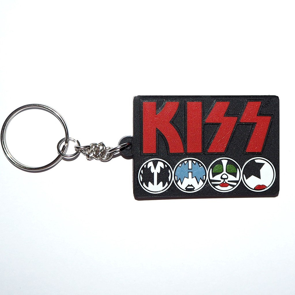 พวงกุญแจยาง-kiss-rock-คิส