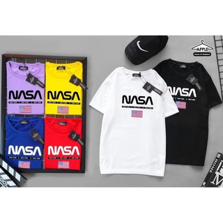 🚀NASA NEW YORK🚀 🇺🇸เสื้อแขนสั้น สกีน NASA ติดธงเท่ๆ🇺🇸 💺(พร้อมส่ง)