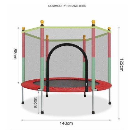 แทรมโพลีน-แทมโพลีน-ของเล่นเด็ก-แทรมโพลีน-กระโดด-สปริงบอร์ดออกกำลัง-trampoline-jump-แทรมโพลีนเด็ก-c0075