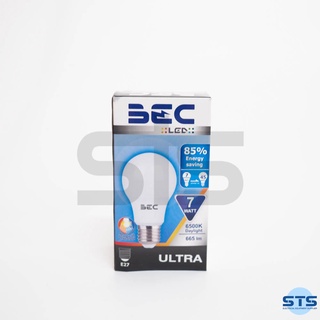 ภาพหน้าปกสินค้าหลอดไฟ LED Bulb รุ่น Ultra 7W แสง Day Light (6500K) ยี่ห้อ BEC ที่เกี่ยวข้อง
