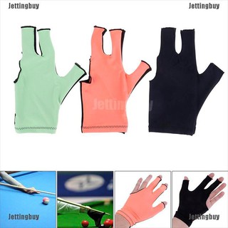 สินค้า {Jettingbuy} ถุงมือผ้าไลคร่า 3 นิ้ว อุปกรณ์เสริม สําหรับเล่นสนุ๊กเกอร์ บิลเลียด