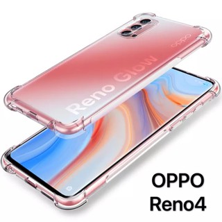 ส่งจากไทย เคสมือถือ Oppo Reno4 เคสใส เคสโทรศัพท์ ต้านเชื้อแบคทีเรีย เคสออฟโป้ กันรอย กันกระแทก TPU CASE