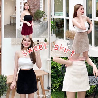 Tira skirt 9770กระโปรงผ้าสั้น ทรงเอ ผ้าลูกฟูกเนื้อหนานุ่ม ทรงเอวสูง ซิปหลัง ซับในอย่างดี#กระโปรงสั้น#กระโปรงมินิมอล