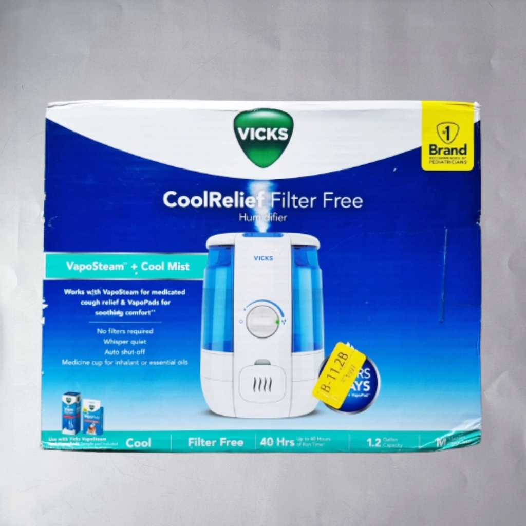 (Vicks®) CoolRelief Filter Free Humidifier Model VUL600 วิคส์ เครื่องทำ ...