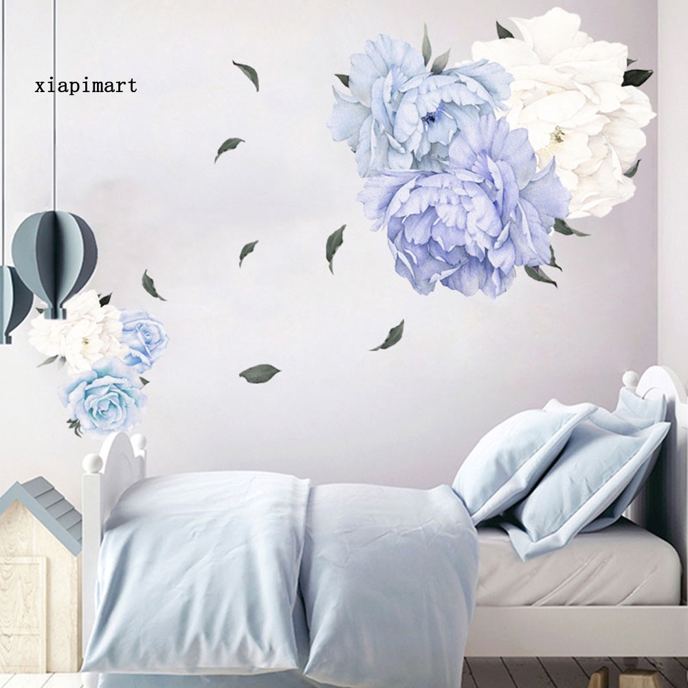 สติกเกอร์วอลเปเปอร์-ลายดอกไม้-ดอกโบตั๋น-สําหรับตกแต่งบ้าน-ห้องนั่งเล่น-ห้องนอน