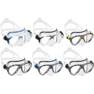 CRESSI BIG EYES EVOLUTION MASK CLEAR FRAME-หน้ากากดำน้ำ สำหรับผู้ใหญ่ อุปกรณ์ดำน้ำ