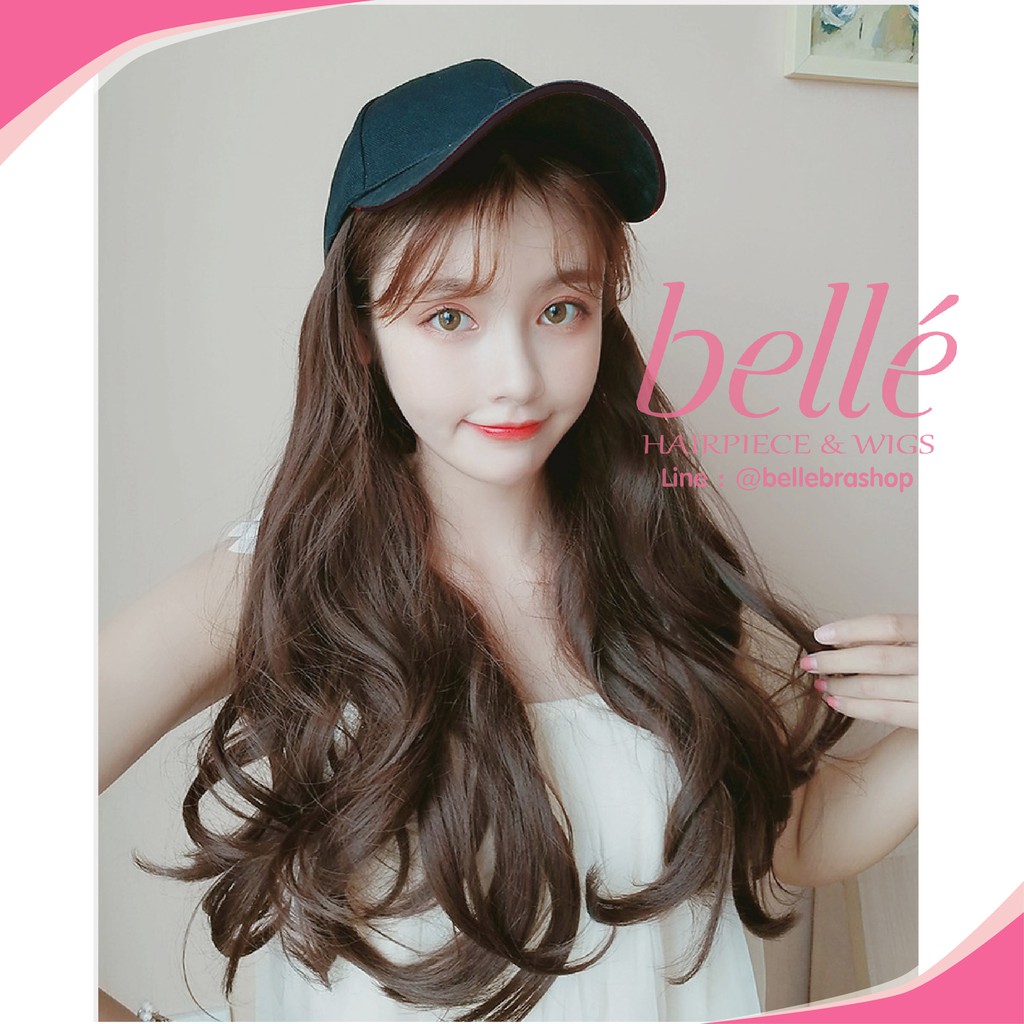 belle-วิกผม-หมวกวิก-ลอนวอลลุ่ม-สไตล์เกาหลี-พร้อมส่ง-อินเทรนด์สุดๆ