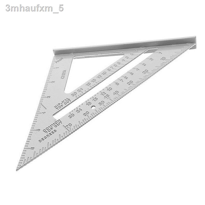 h8-tools-ไม้บรรทัดฉากสามเหลี่ยม-45องศา-อลูมิเนียมอัลลอย-สำหรับมาร์ค-งานวัด-งานฉาก-วัดมุม-มาร์คองศาตัดไม้-งานเขียนแบบ-ขนา