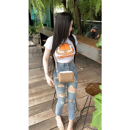 ยีนส์ทรงบอยงานป้าย-งานสุดฮิต