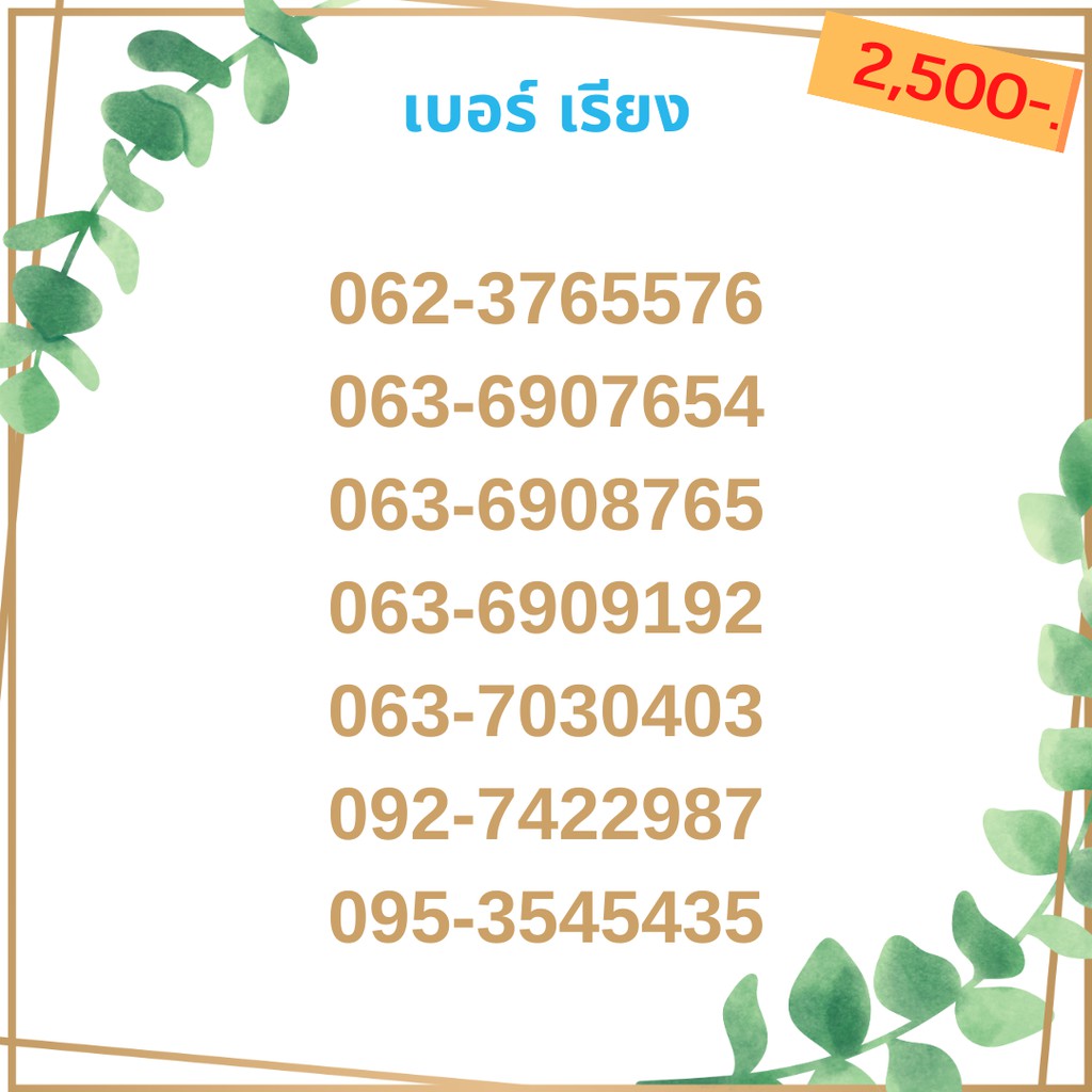 เบอร์เรียง-ชุด2-21-เบอร์สลับ-เบอร์สวย-เบอร์มงคล-เบอร์-vip-เบอร์ตอง-เบอร์หงส์-เบอร์มังกร-เบอร์จำง่าย