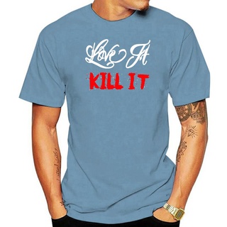 เสื้อยืดผ้าฝ้ายพิมพ์ลาย เสื้อยืด พิมพ์ลาย RICH PIANA LOVE IT KILL IT