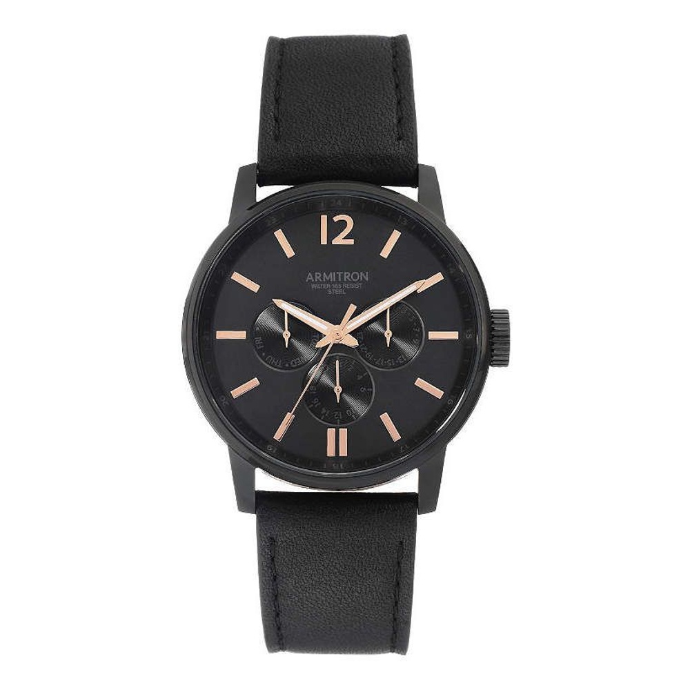 armitron-ar20-5217brtibk-p19-นาฬิกาข้อมือผู้ชาย-สายหนัง-สีดำ