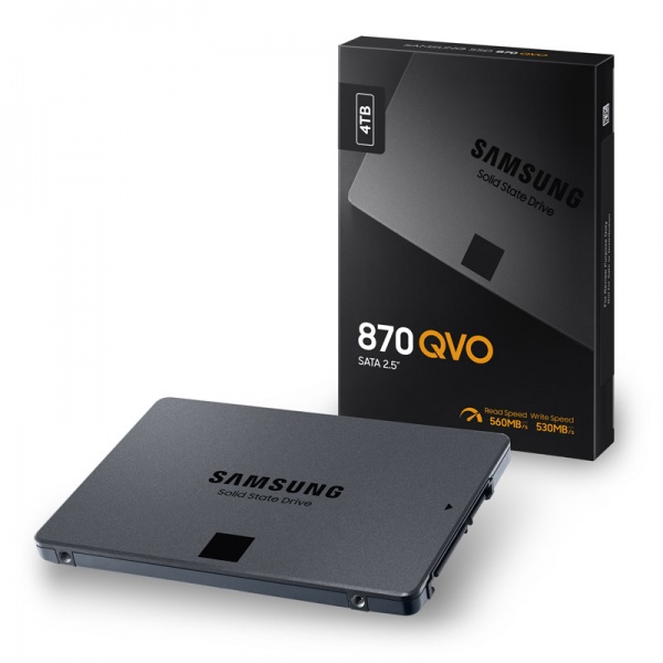 SSD SATA SAMSUNG 870 QVO 4TB : MZ-77Q4T0BW | Shopee Thailand