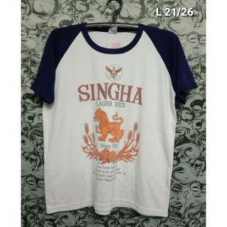 เสื้อ SINGHA เท่ห์ๆ โดนๆ คัดเด็ดๆมาราคาถูกๆ VINTAGE ไทยๆ