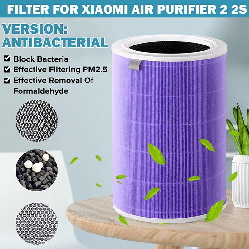 ภาพสินค้าXiaomi Air Purifier Filter Anti-bacterial and anti-virus ไส้กรองอากาศเครื่องฟอกอากาศ กรองแบคทีเรีย PM2.5 จากร้าน viomithai บน Shopee ภาพที่ 2