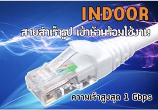 ภาพขนาดย่อของภาพหน้าปกสินค้าสายแลน CAT6 Xll LAN CABLE สำเร็จรูปพร้อมใช้งาน ความยาว 1,2,3,5เมตร สีขาว จากร้าน it_family บน Shopee