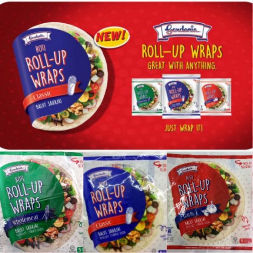ขนมปังโรล Gardenia Roti Roll-Up Wraps 5 Pieces 225g | Shopee Thailand